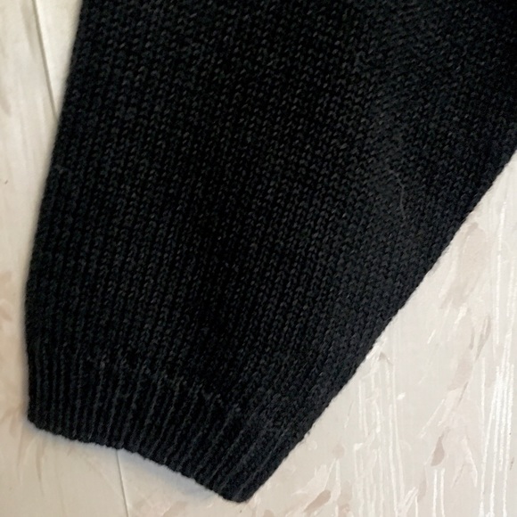 Cristina Multi-Colored Embroidered Floral with Pearls Crew Neck Black Sw… - Picture 11 of 11